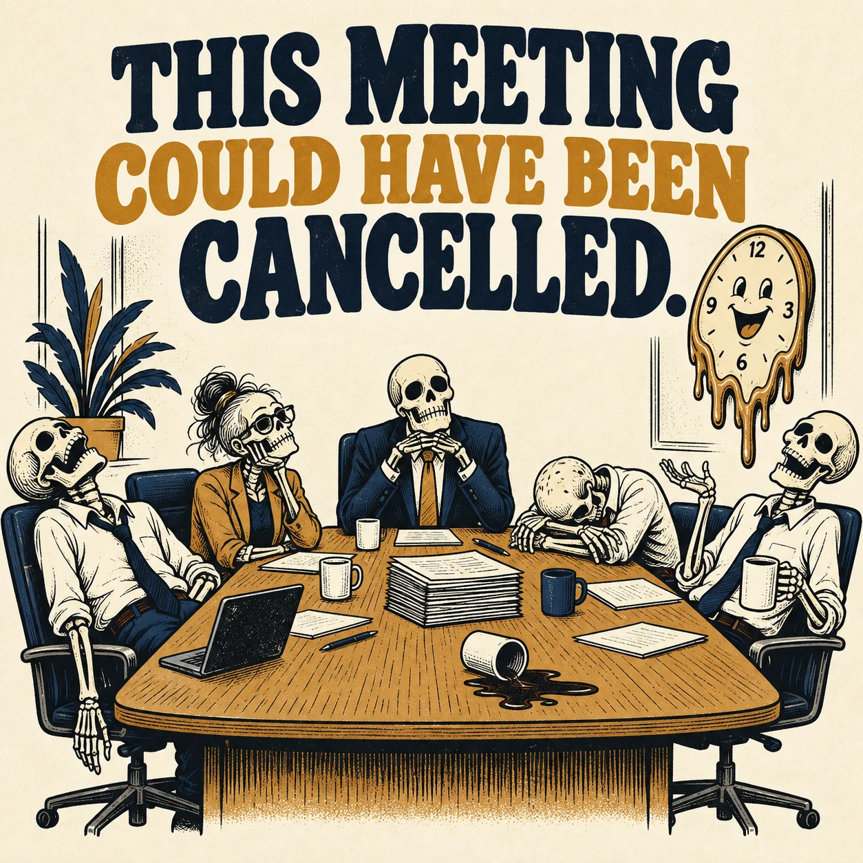 This meeting could have been cancelled.