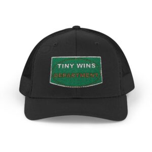 Tiny Wins Department Trucker Snapback Hat